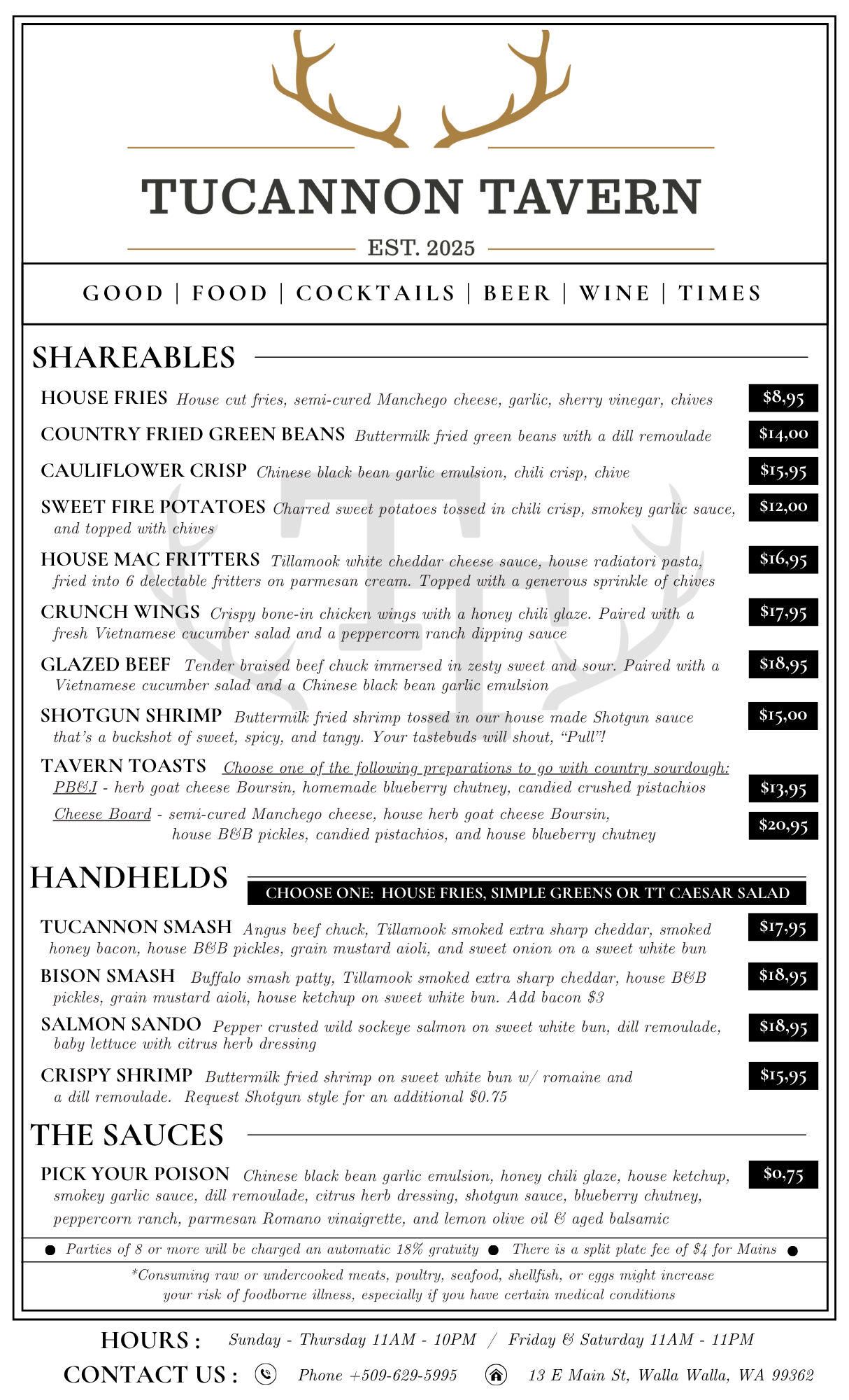 Food Menu